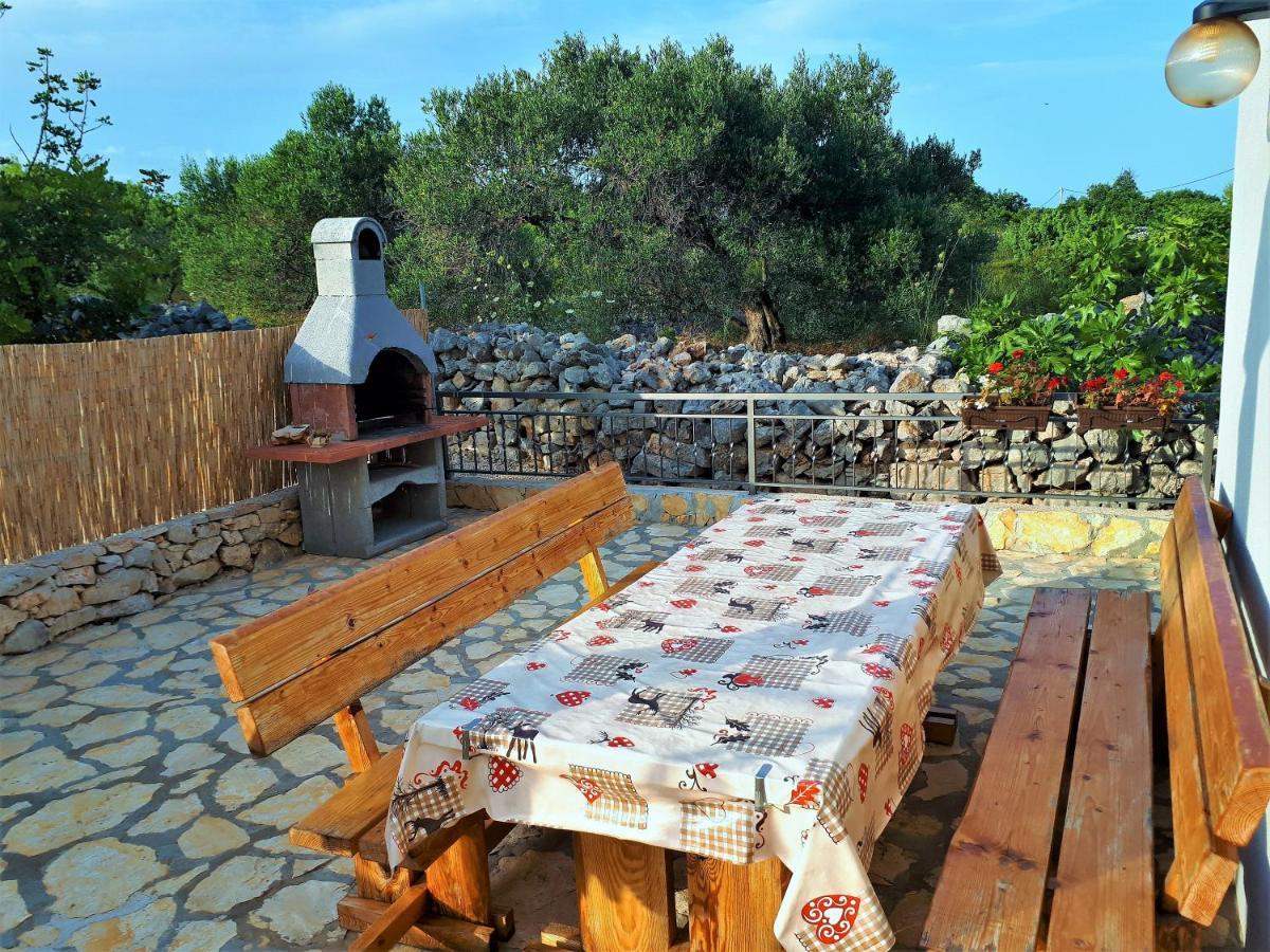 Anas Lagoon Holiday House With Pool At Azure Beach Drvenik Mali Eksteriør billede